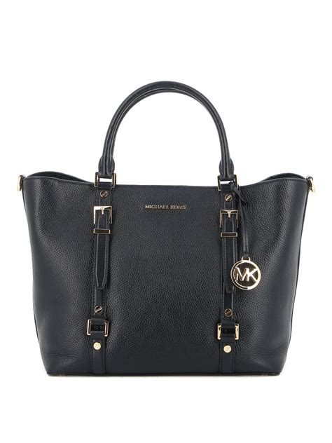 michael kors bedford black pocket tote bag|Michael Kors bedford legacy handbag.